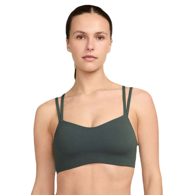 Nike Womens Zenvy Strappy Light Support Padded Sports Bra - Green