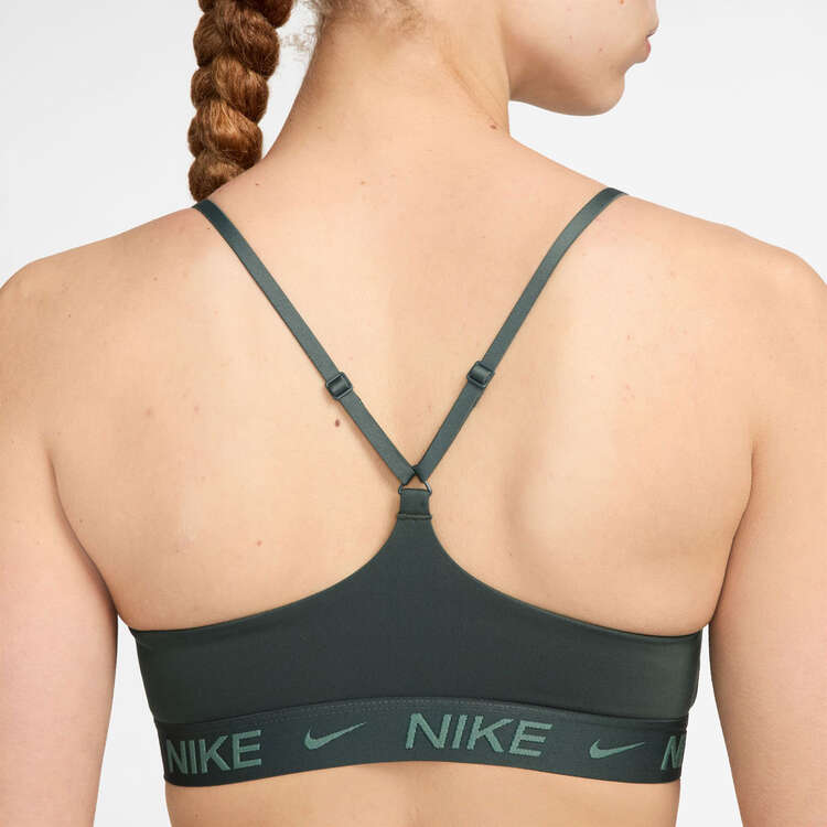 Nike Womens Indy Dri-FIT Light Support Padded Sports Bra - Green