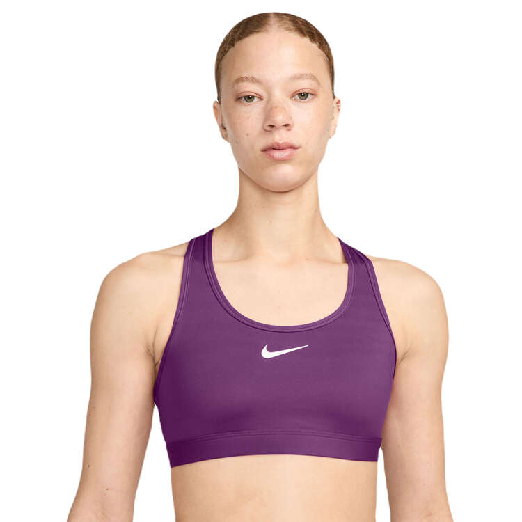 Nike Womens Swoosh Dri-FIT Medium Support Padded Sports Bra - Fuschia