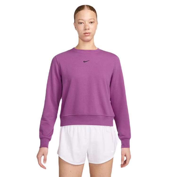 Womens One Dri-FIT French Terry Crew Sweatshirt