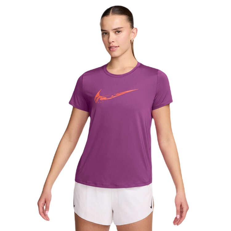 Womens One Dri-FIT Swoosh Graphic Running Top