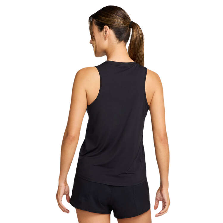 Nike Womens One Dri-FIT Swoosh Graphic Running Tank - Black