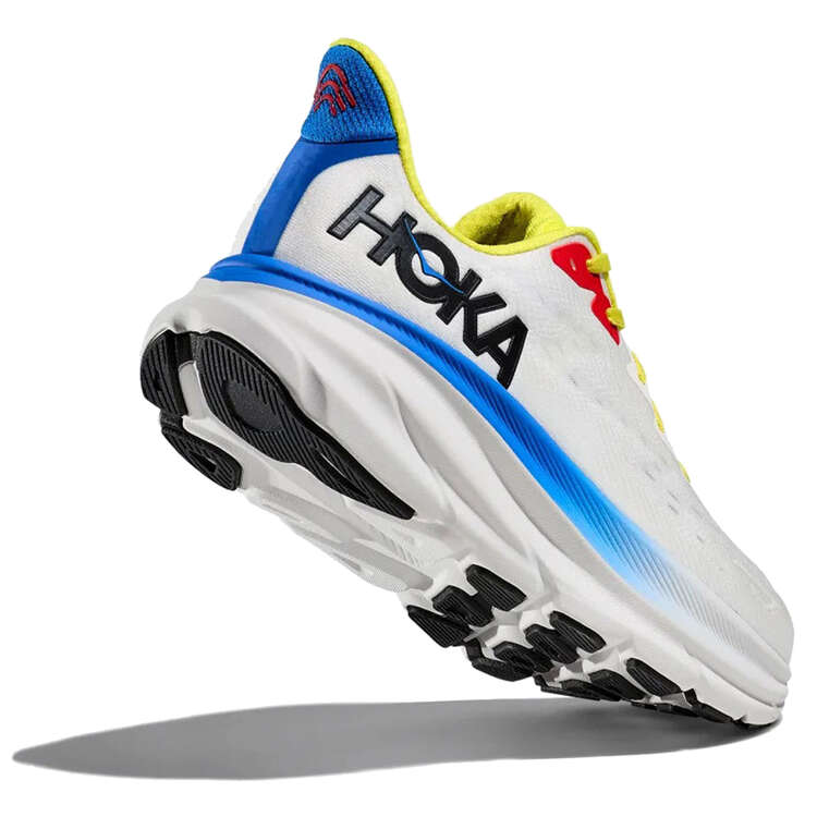 Hoka Clifton 9 Mens Running Shoes - White/Blue