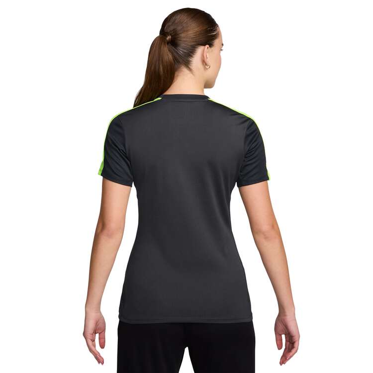 Nike Womens Academy 23 Dri-FIT Short Sleeve Football Top - Black/Yellow