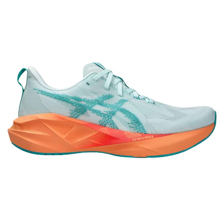 Asics Novablast 5 Mens Running Shoes - Aqua/Orange