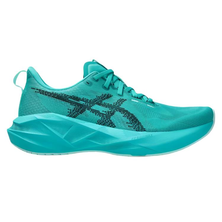 Asics Novablast 5 Mens Running Shoes - Teal/Black