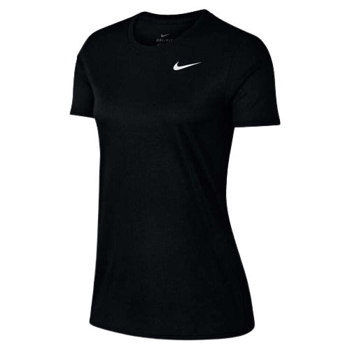 Nike Womens Ribbed Dri-FIT Legend Training Tee - Black / White