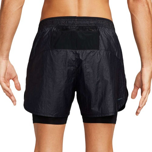 Nike Mens Dri-FIT Run Division Repel 2-in-1 Running Shorts - Black