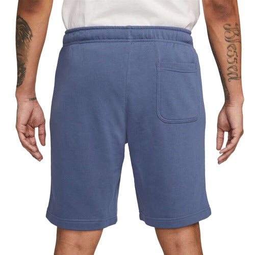 Nike Mens Cotton Club Fleece French Terry Shorts - Blue