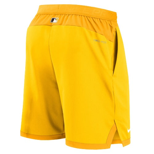 San Diego Padres Nike Authentic Collection Flex Vent Short - Yellow