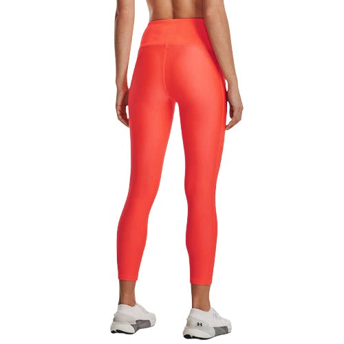 Under Armour Womens HeatGear No Slip High Rise Ankle Tights - Orange