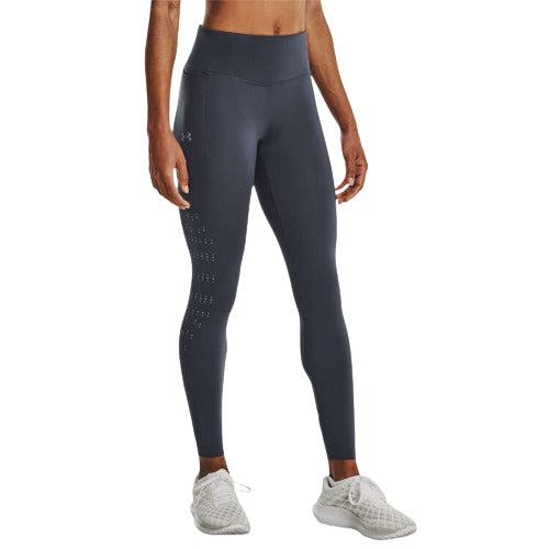 Under Armour Womens Fly Fast Elite High Rise Ankle Tights - Grey