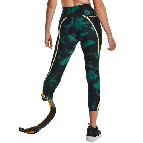 Under Armour Womens Project Rock HeatGear Printed High Rise Ankle Tights - Print