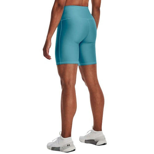 Under Armour Womens HeatGear Armour Lightweight Bike Shorts - Blue