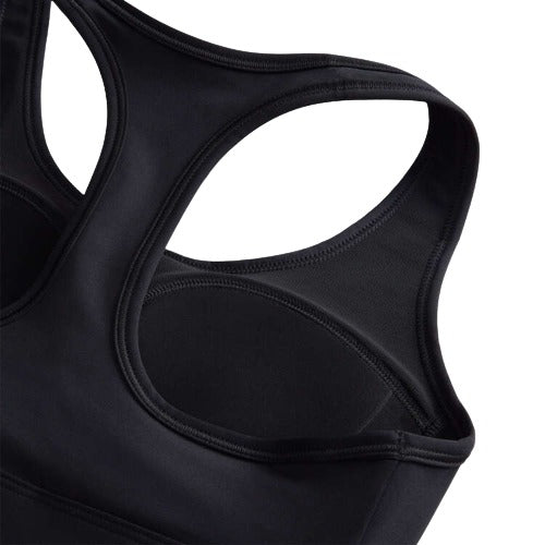 Nike Womens Swoosh Dri-FIT Medium-Support Padded Sports Bra - Black