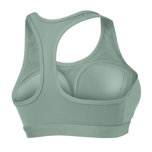 Nike Womens Swoosh Dri-FIT Medium-Support Padded Sports Bra - Green