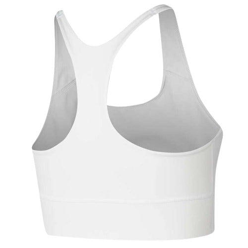 Nike Womens Swoosh Dri-FIT Medium Support Sports Bra - White