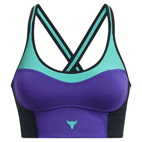 Under Armour HeatGear Project Rock LFG Infinity Sports Bra - Purple