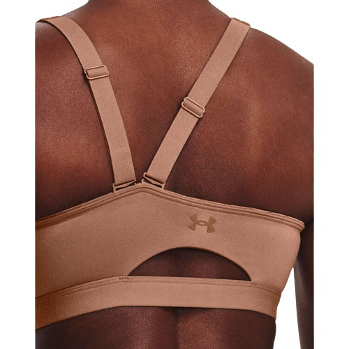 Under Armour Womens Adjustable SmartForm Evolution Mid Sports Bra - Brown