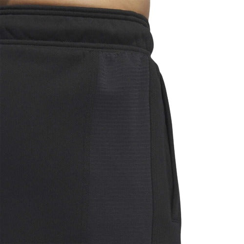 adidas Mens Lounge French Terry Cotton Shorts - Black