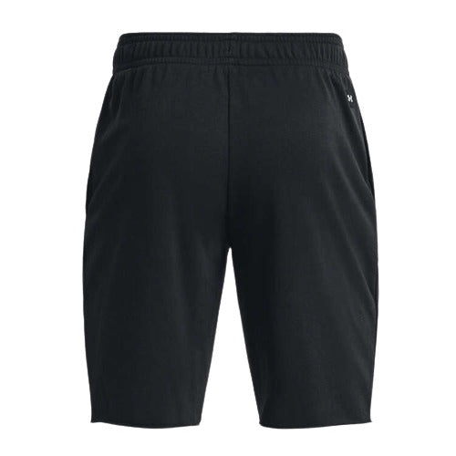 Under Armour Project Rock Mens Terry Cotton Shorts - Black