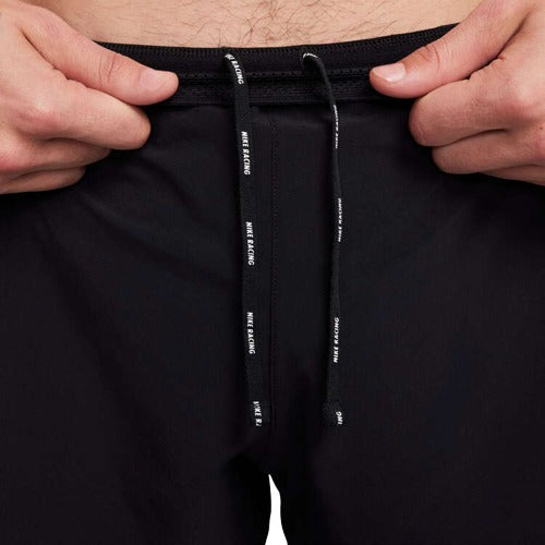 Nike Mens ADV 4-inch Brief-Lined Running Shorts - Black