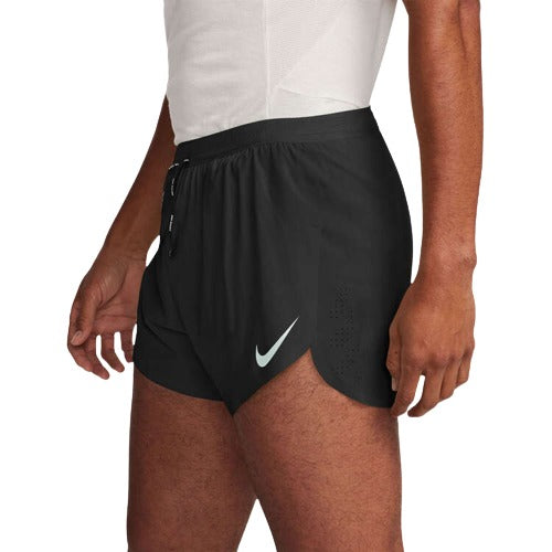 Nike Mens ADV 4-inch Brief-Lined Running Shorts - Black