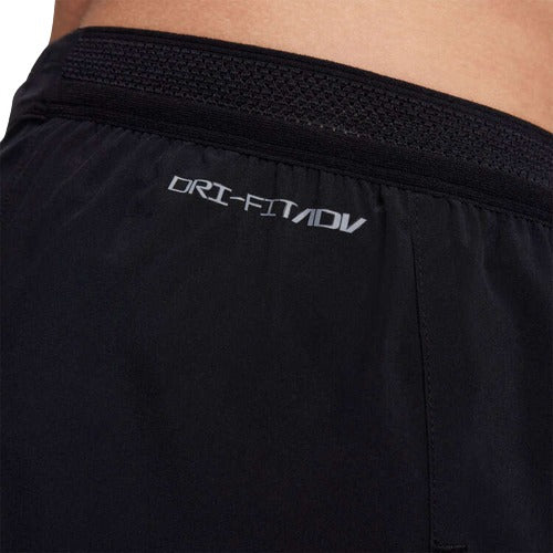 Nike Mens ADV 4-inch Brief-Lined Running Shorts - Black