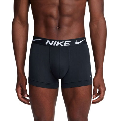 Nike Mens Dri-FIT Essentials Micro Trunks 3 Pack - Black