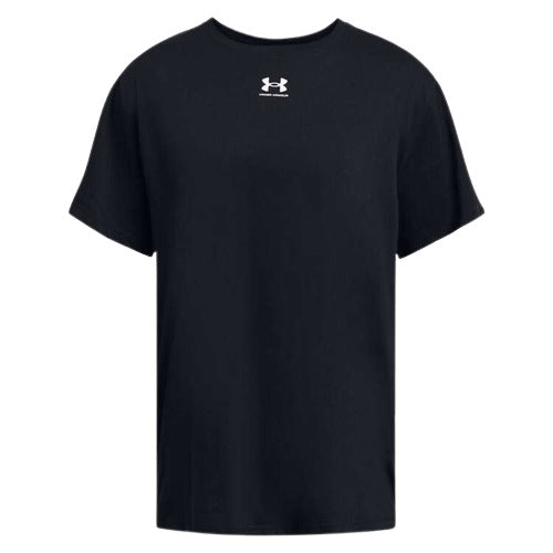 Under Armour Womens Campus Oversize Ribbed Tee - Black