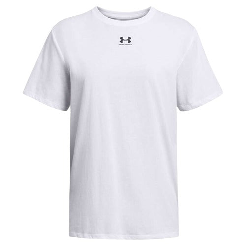 Under Armour Womens Campus Oversize Ribbed Tee - White