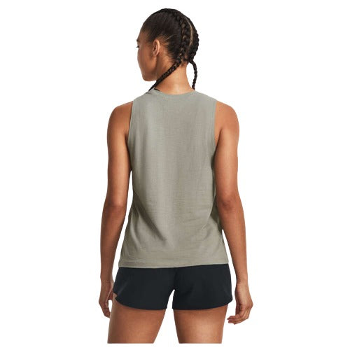 Under Armour Womens Cotton Blend Live Sportstyle Training Tank - Green