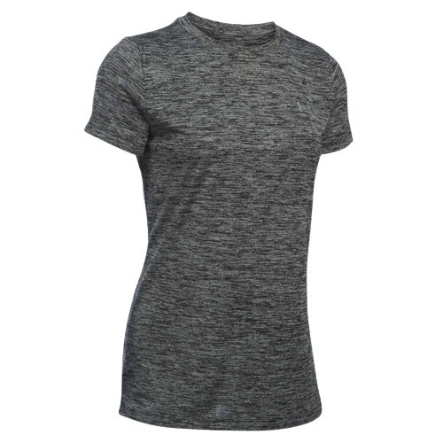 Under Armour Womens Ultra-Soft Tech Twist Tee - Black