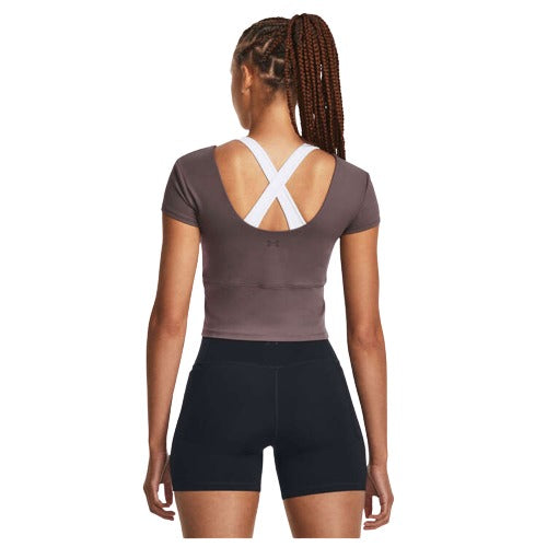 Under Armour Super-Soft Meridian Fitted Training Top - Grey