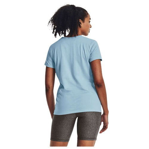 Under Armour Womens Super-Soft Sportstyle Logo Tee - Blue