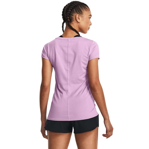 Under Armour Womens Soft HeatGear Armour Tee - Purple