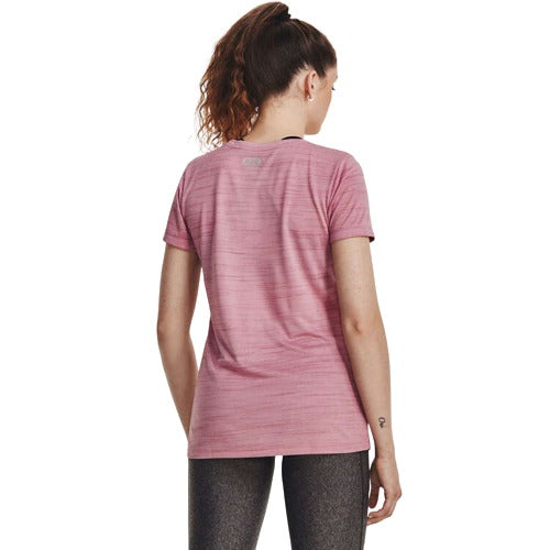 Under Armour Womens Casual UA Tech Tiger Tee - Pink