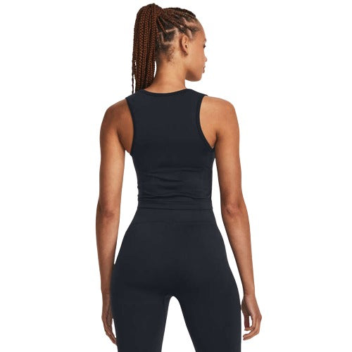 Under Armour Womens Knit UA Train Seamless Tank - Black