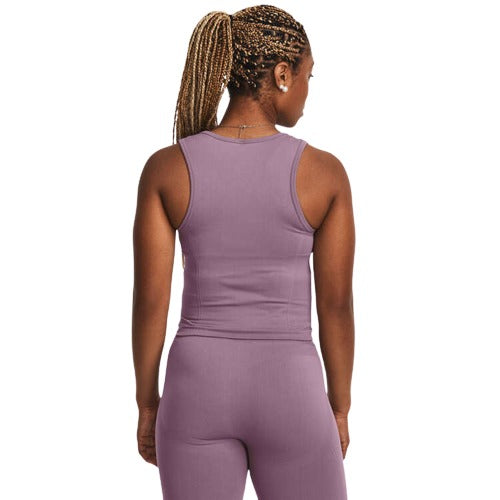 Under Armour Womens Knit UA Train Seamless Tank - Purple