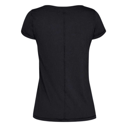 Under Armour Womens Crew Neck HeatGear Armour Training Tee - Black