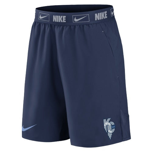 Kansas City Royals Nike City Connect Woven KC Logo Short - Blue