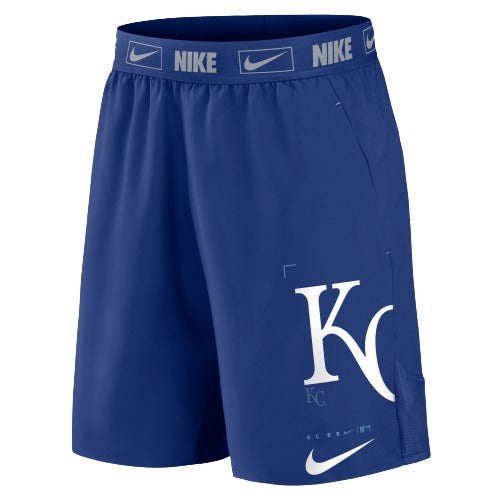 Kansas City Royals Nike Bold Express Woven Polyester Shorts - Blue