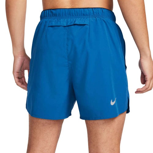 Nike Mens Dri-FIT Challenger 5-inch Polyester Shorts - Blue/Black