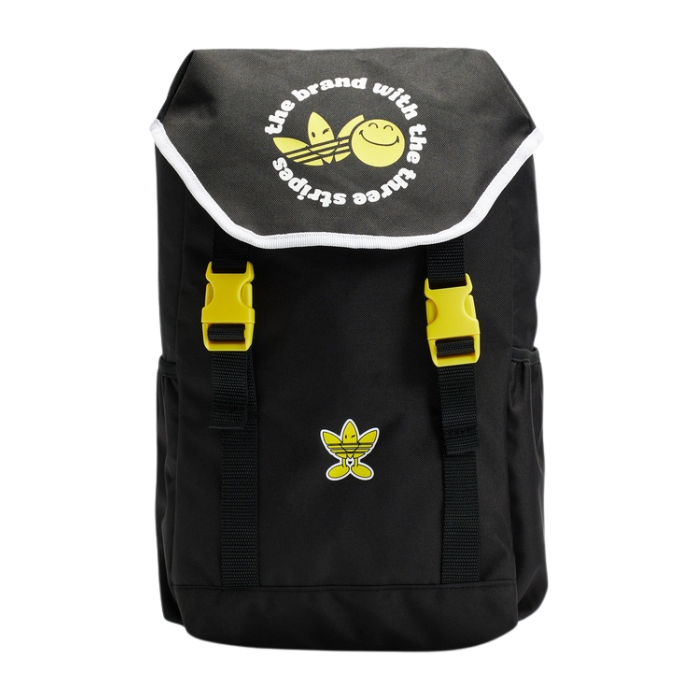 Adidas Smiley Backpack - Black/ Yellow