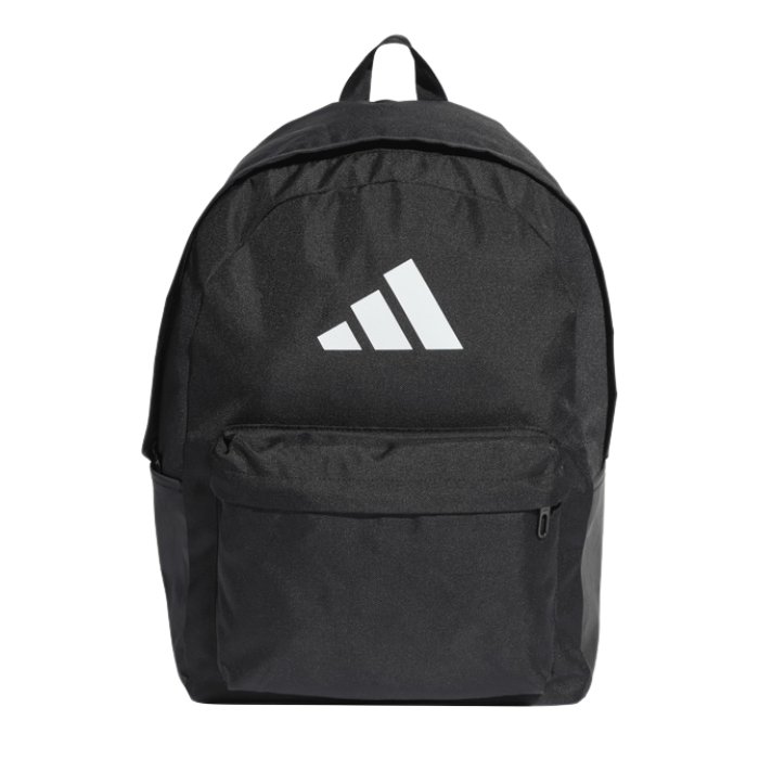 Adidas Classic 3 Bar Logo Backpack - Black/ White