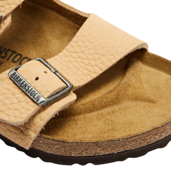 Birkenstock Unisex Regular Fit Arizona Nubuck Leather - Desert Buck/ New Beige