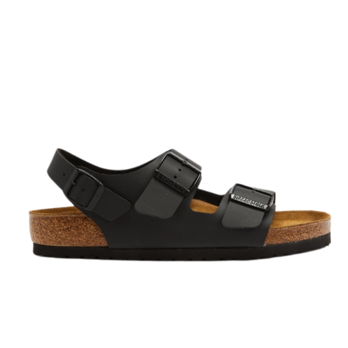 Birkenstock Unisex Regular Fit Milano - Black