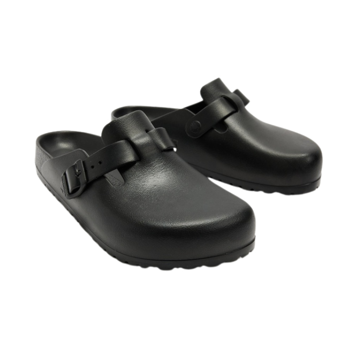 Birkenstock Unisex Regular Fit Boston EVA Narrow - Black