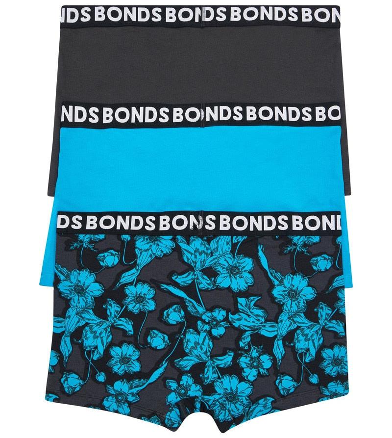 Bonds Men's Underwear Everyday Trunk 3 Pack - Print P1