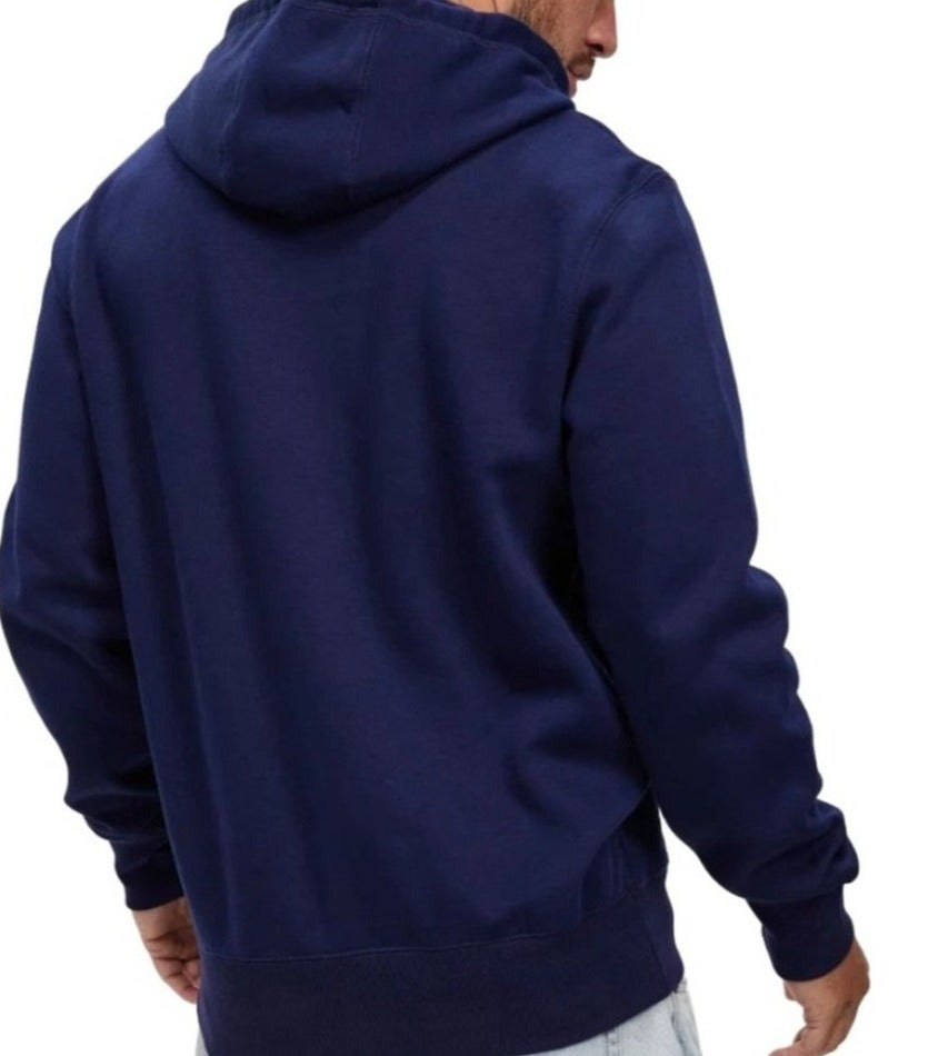 Champion Mens Graphic Hoodie - Navy